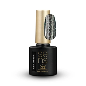 Crystal Nails Sens Ice Flake Base Gel - Black 10ML főképe